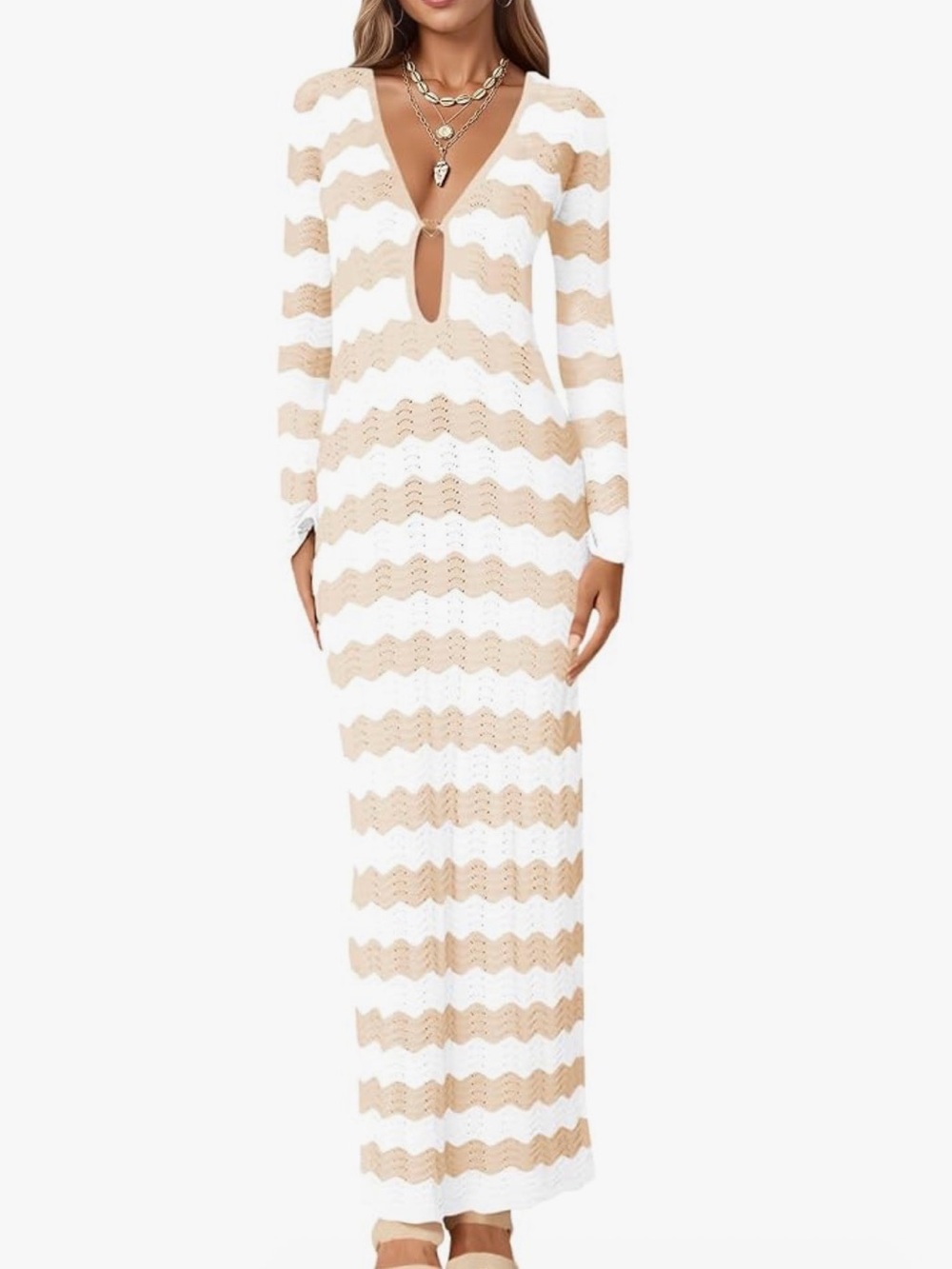 Crochet beach coverup M-L